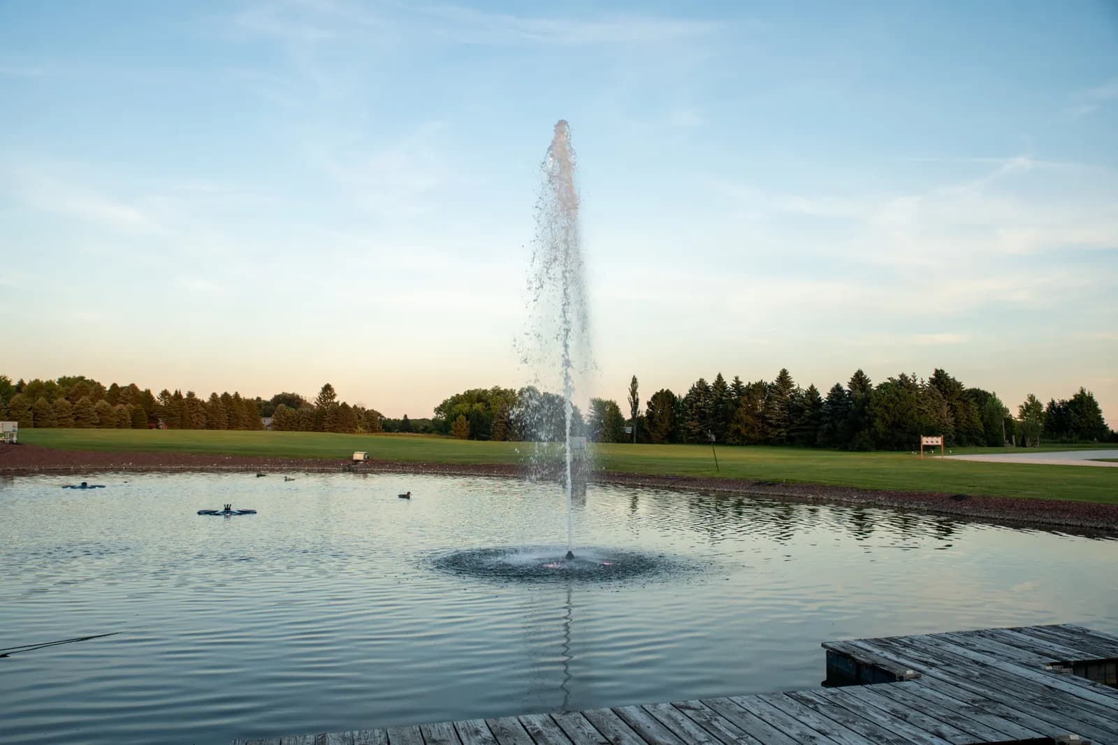 AquaMaster Double Eagle fountain spray